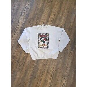 Vintage Large Duck Head Sweatshirt Christmas Edition Long Sleeve Sweatshirt